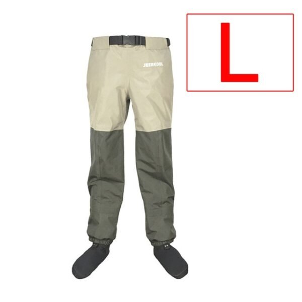 JEERKOOL Fly Fishing Waders Wading Pants Fishing Waders Pants Portable Chest Waterproof Overalls Boots Clothes Stocking Foot - Image 15