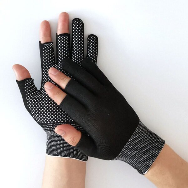 1 Pair Anti-Slip Breathable Fishing Gloves Two Finger Cut - Image 9
