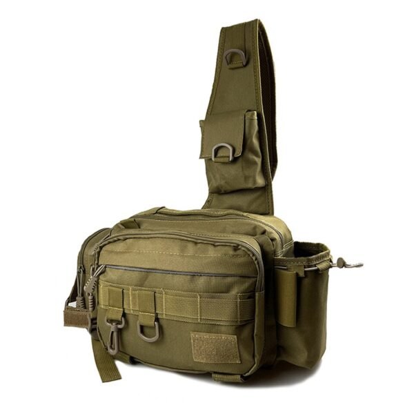 Multifunctional Fishing Tackle Bags Large Capacity Bag Utility Reel Lure Storage Pack - Image 4