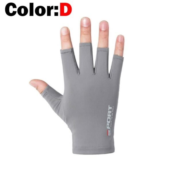Fishing Gloves Half Fingers Ice Silk - Image 6