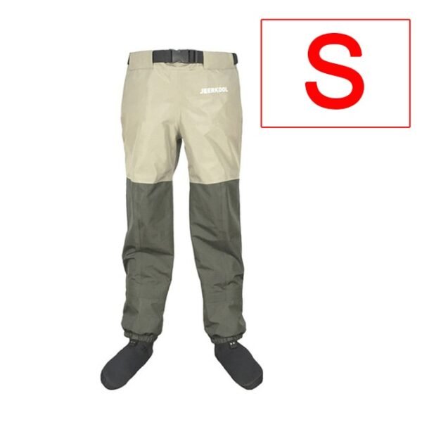 JEERKOOL Fly Fishing Waders Wading Pants Fishing Waders Pants Portable Chest Waterproof Overalls Boots Clothes Stocking Foot - Image 10