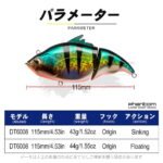 D1 Fishing Vatalion Lure 115mm Sinking Floating Artificial Hard Lipless Wobblers For Pike Bass 2021 Fishing Accessories - Image 9