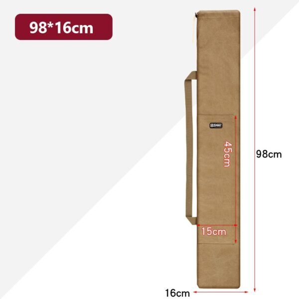 Folding Portable Fishing Rod Bag Thickening Canvas X640G - Image 30