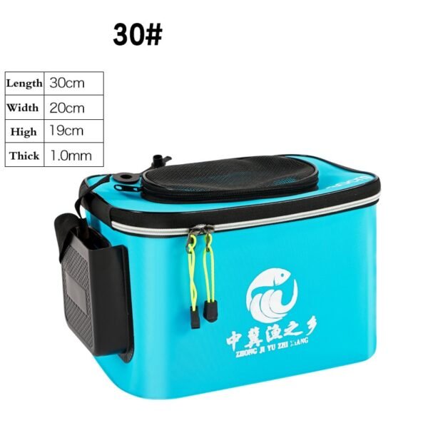 Folding Thicken Fishing Bucket Live Fish Bag - Image 26