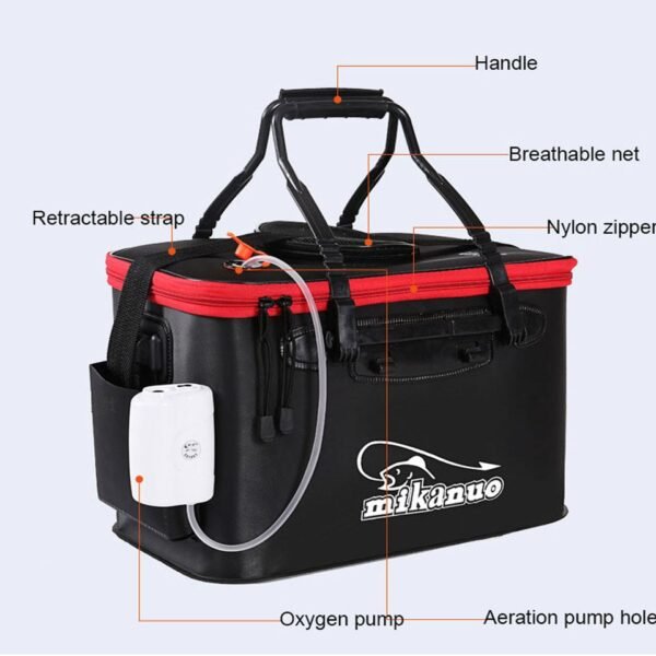 Handing Outdoor Portable Plastic Fishing Bucket - Image 8