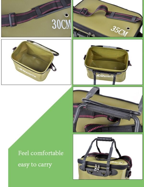 Multifunctional 30/40/45/50cm EVA Bucket Fishing Bag - Image 5