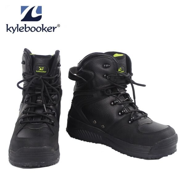 Men's Fishing Wading Boots Breathable Upstream Shoes Outdoor Anti-slip Fly Fishing Waders Rubber Sole Boot