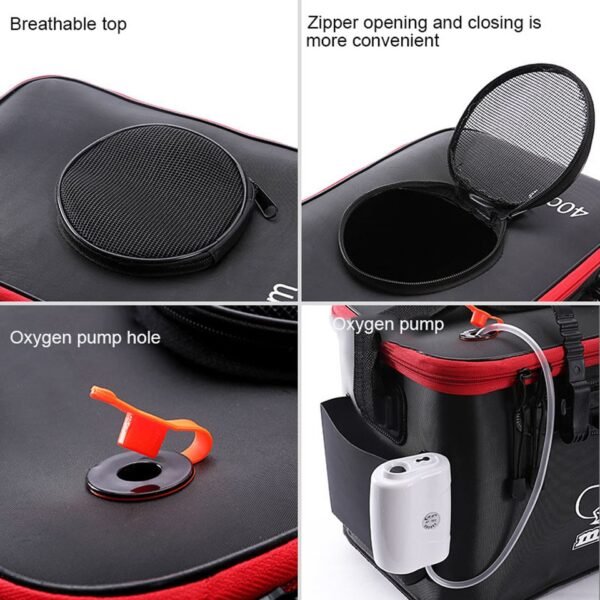 Handing Outdoor Portable Plastic Fishing Bucket - Image 16