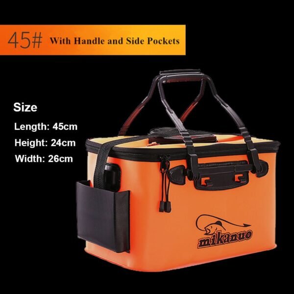 Handing Outdoor Portable Plastic Fishing Bucket - Image 7