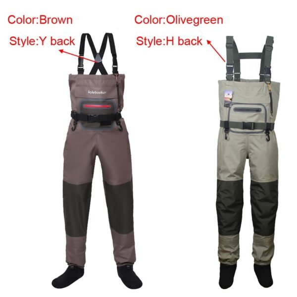 Fishing Waders Breathable Stocking Foot - Image 9