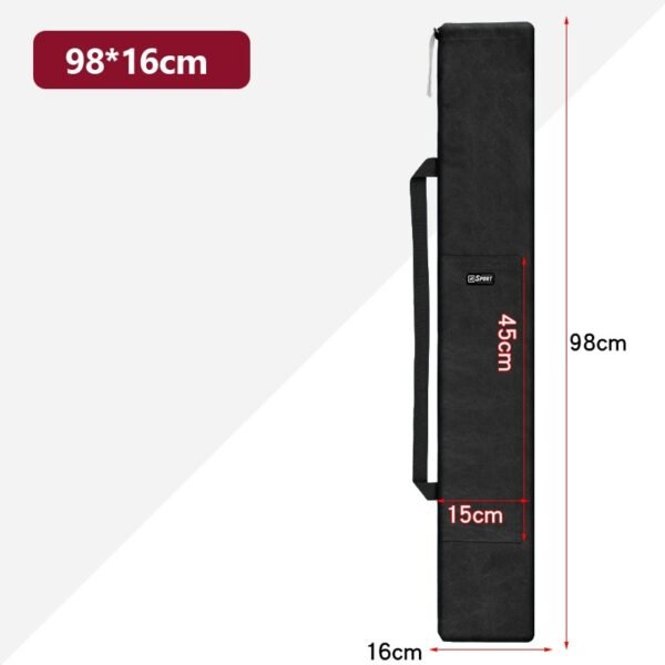 Folding Portable Fishing Rod Bag Thickening Canvas X640G - Image 4