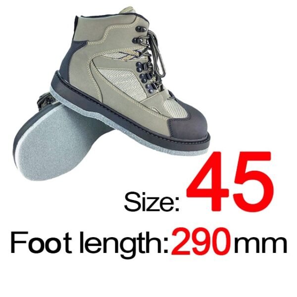 Rubber or Felt Fishing Shoes Rock Anti Skid Upstream Winter Hunting Wading Boots Leather Mesh Fabric Quick Dry Footwear - Image 17