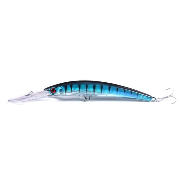 1PCS 17cm 23.5g Big Hard Bait Laser Minnow Fishing Lures Bass Fresh Water Hook Crankbait Wobblers 3D Eyes 10 Colors - Image 6