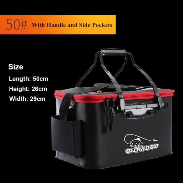 Handing Outdoor Portable Plastic Fishing Bucket - Image 10