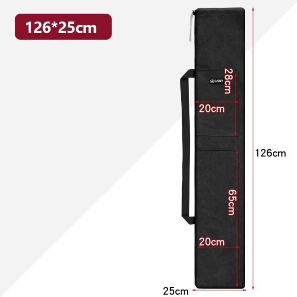 Folding Portable Fishing Rod Bag Thickening Canvas X640G - Image 22