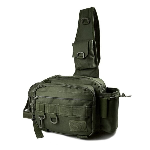 Multifunctional Fishing Tackle Bags Large Capacity Bag Utility Reel Lure Storage Pack - Image 7