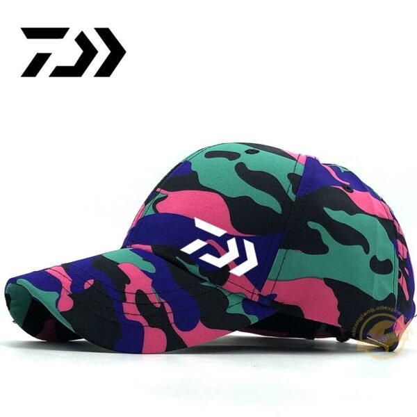 Daiwa Men's Baseball Cap Sun Caps Outdoor High Quality Adjustable Fishing Hat  for Men Women Unisex-Teens Hip Hop fashion Hats