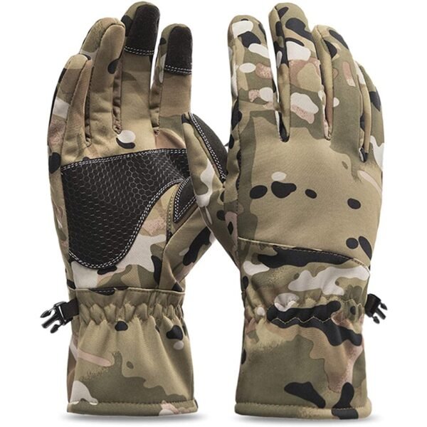 Winter camouflage Fishing and hunting gloves warm non-slip
