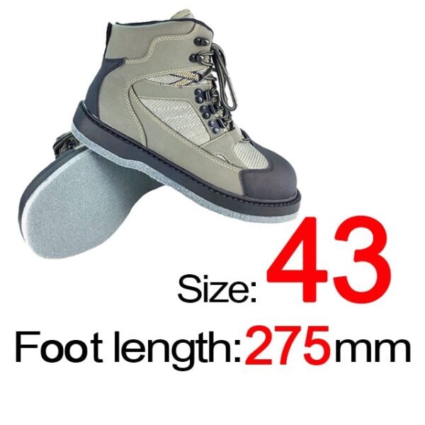 Rubber or Felt Fishing Shoes Rock Anti Skid Upstream Winter Hunting Wading Boots Leather Mesh Fabric Quick Dry Footwear - Image 16