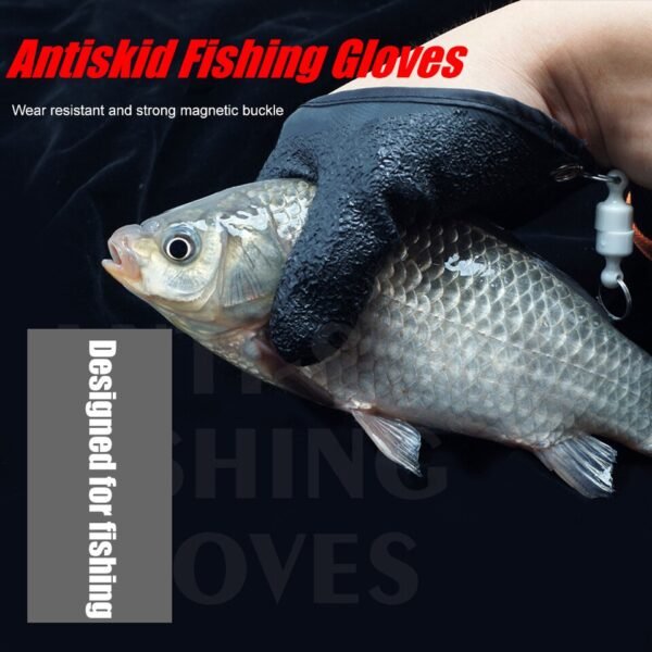 1 pc Fishing Gloves Non-slip Fish Mittens left and right hands - Image 8