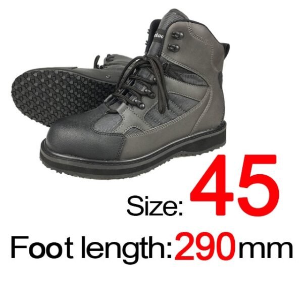 Rubber or Felt Fishing Shoes Rock Anti Skid Upstream Winter Hunting Wading Boots Leather Mesh Fabric Quick Dry Footwear - Image 26