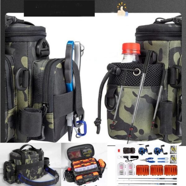 Multifunction Fishing Bag Waterproof Crossbody - Image 4