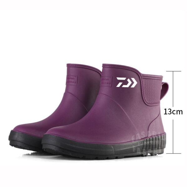 Mens Women Outdoor Non-slip Hiking Shoes Shaxi Fishing Rain Boots - Image 10