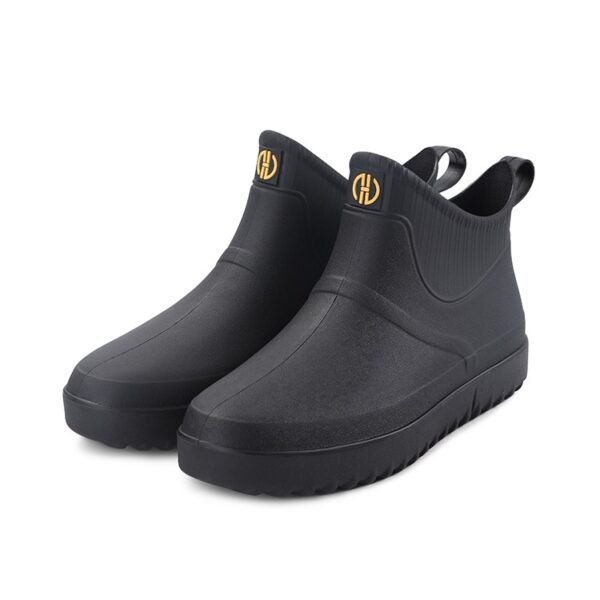 Slip-on Rain Shoes Men's Waterproof Non-slip Booties - Image 2