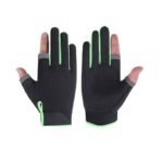 Anti-Slip Breathable Fishing Gloves Two Finger Cut Fishing Cycling Gloves Fitness Gloves - Image 11