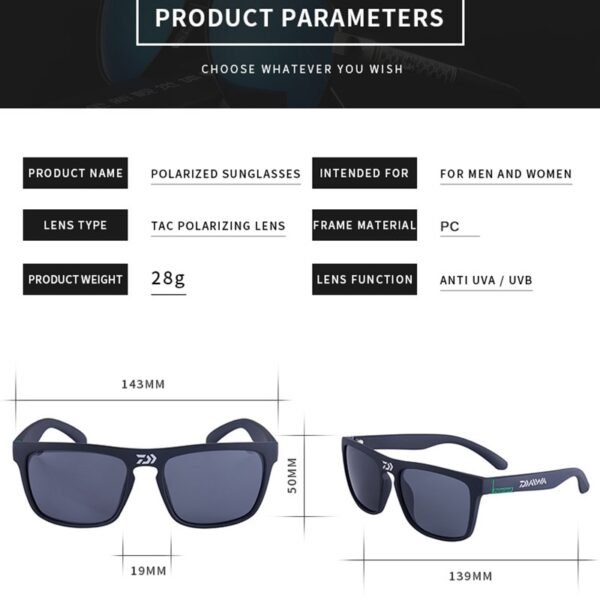 DAIWA Polarized Classic UV400 Eyewear - Image 11