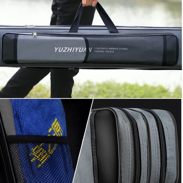 Waterproof Fishing Rod Storage Bag  2/3 Layer Thick Oxford Large Capacity - Image 19