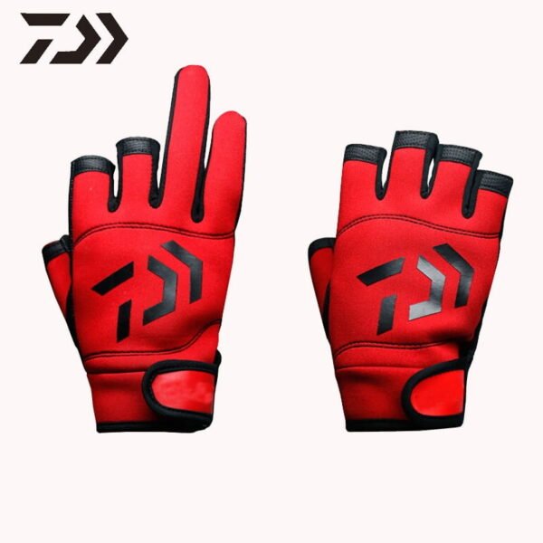 Anti-Slip Fishing Gloves 3 Cut Fingers Ice Fishing Gloves Outdoor Sports Fishing Equipment Angling Gloves Camping Hiking Hunting - Image 11