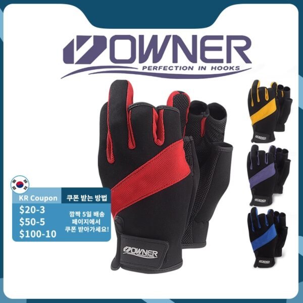 OWNER Fishing gloves Anti-slip Gloves