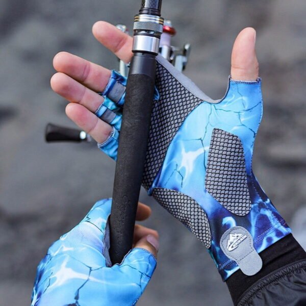 Fishing Gloves Half Finger Anti-slip Quick-drying - Image 8