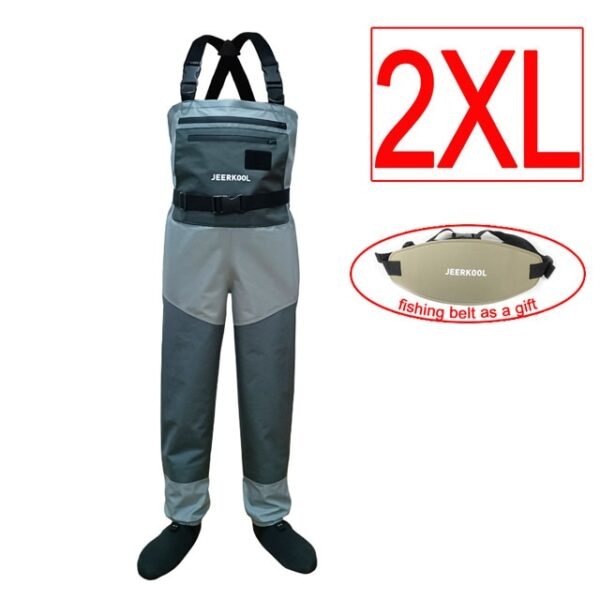 3/5 Layer Fishing Waders with Neoprene Boots - Image 10