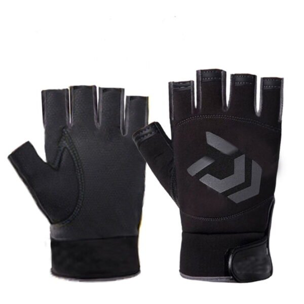 Anti-Slip Fishing Gloves 3 Cut Fingers Ice Fishing Gloves Outdoor Sports Fishing Equipment Angling Gloves Camping Hiking Hunting - Image 4