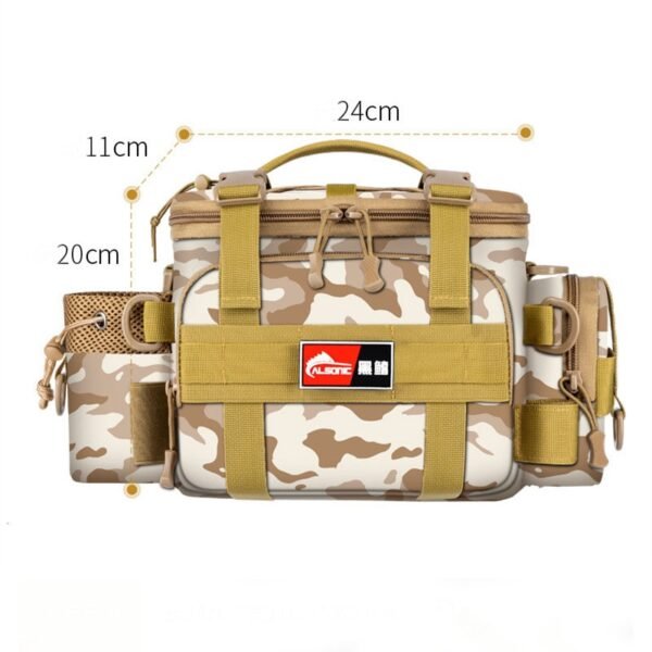 Multifunction Fishing Bag Waterproof Crossbody - Image 3