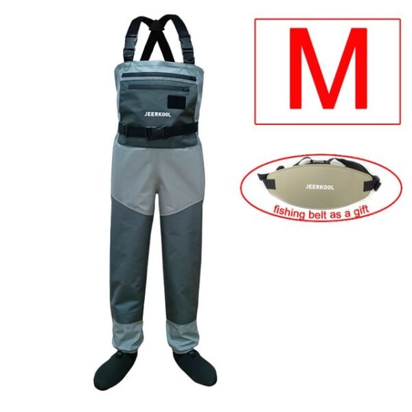 3/5 Layer Fishing Waders with Neoprene Boots - Image 9