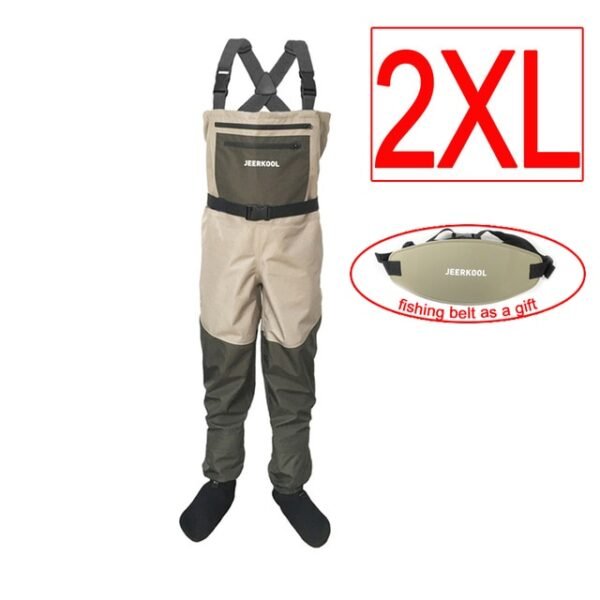3/5 Layer Fishing Waders with Neoprene Boots - Image 3