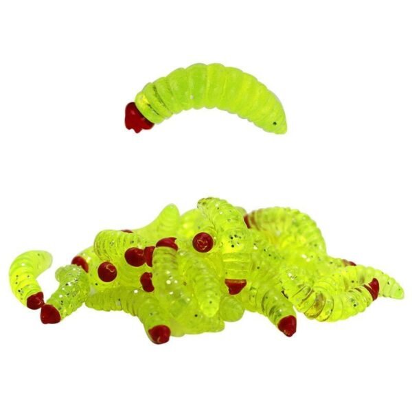 50pcs/ Outdoor Winter Fishing Bionic soft Bait Aphid 2.4cm/0.5g - Image 6