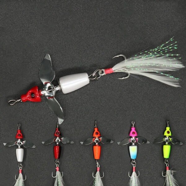 1Pcs Fishing Lures Rotating Metal VIB Sequins Vibration Bait 46mm 11g