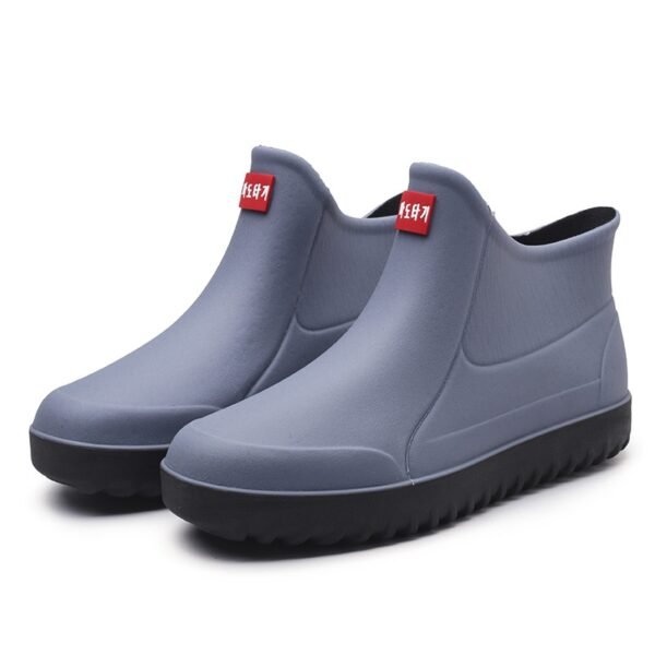 Rain Shoes for Men Warm Outdoor Fishing Boots Waterproof - Image 14