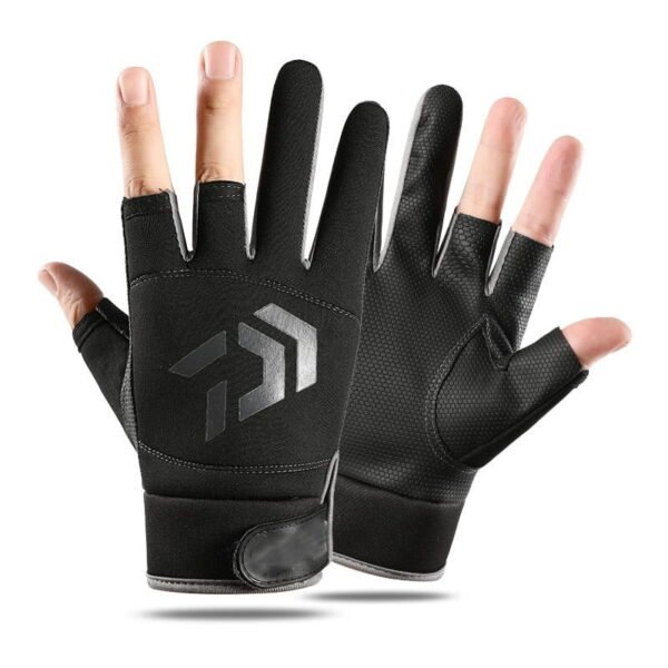 Anti-Slip Fishing Gloves 3 Cut Fingers Ice Fishing Gloves Outdoor Sports Fishing Equipment Angling Gloves Camping Hiking Hunting - Image 14