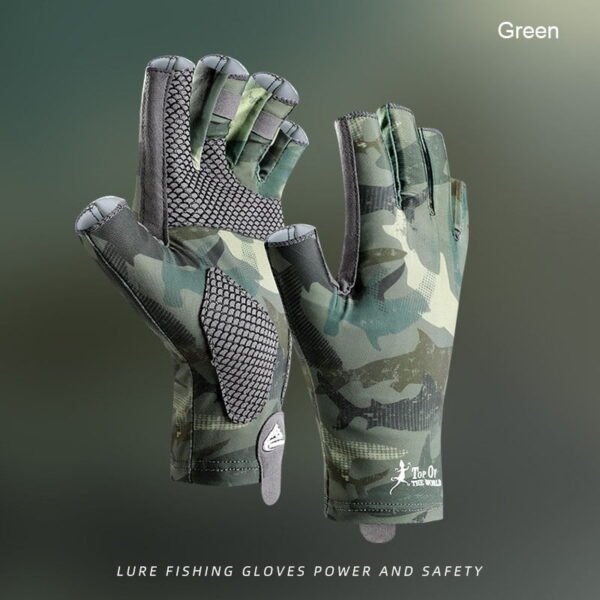 Fishing Gloves Half Finger Anti-slip Quick-drying - Image 2