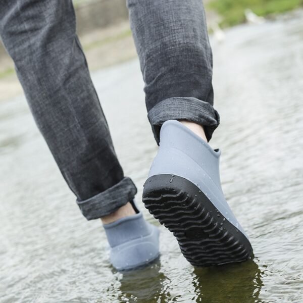 Rain Shoes for Men Warm Outdoor Fishing Boots Waterproof - Image 7