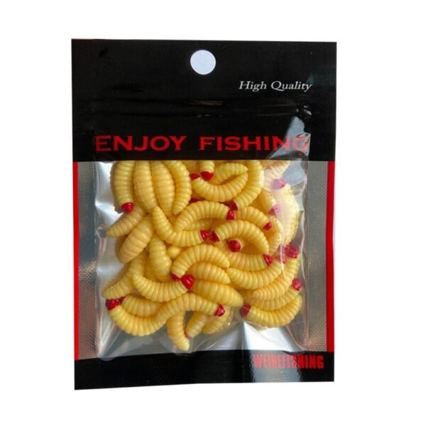50pcs/ Outdoor Winter Fishing Bionic soft Bait Aphid 2.4cm/0.5g - Image 10