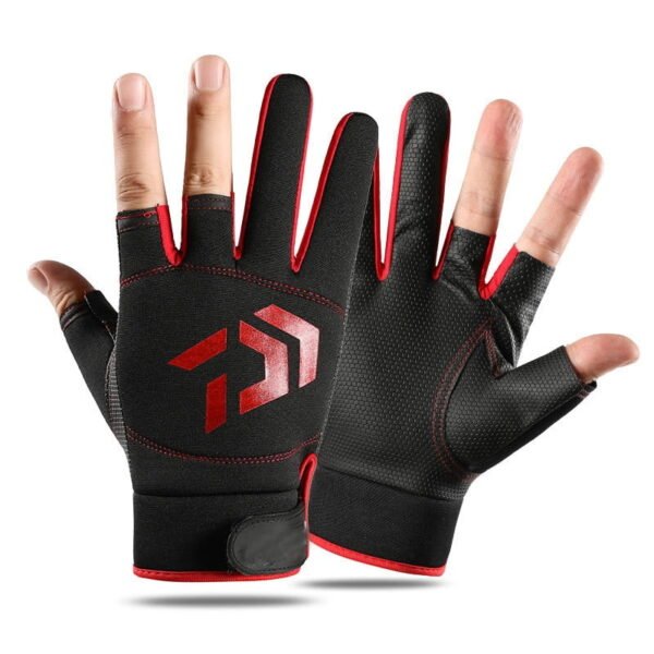 Anti-Slip Fishing Gloves 3 Cut Fingers Ice Fishing Gloves Outdoor Sports Fishing Equipment Angling Gloves Camping Hiking Hunting - Image 16