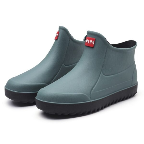 Rain Shoes for Men Warm Outdoor Fishing Boots Waterproof - Image 4