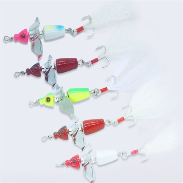 1Pcs Fishing Lures Rotating Metal VIB Sequins Vibration Bait 46mm 11g - Image 7