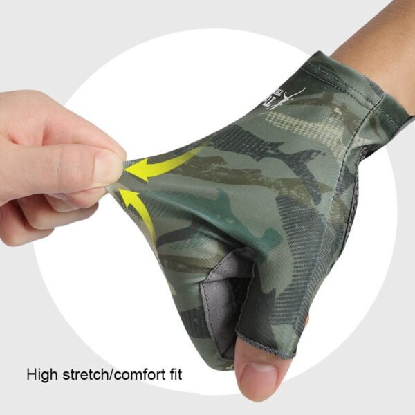Fishing Gloves Half Finger Anti-slip Quick-drying - Image 6